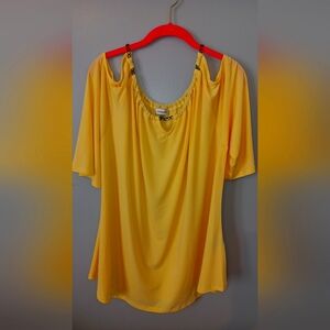 Avenue cold shoulder top